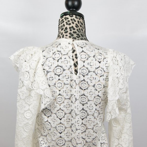 Tinywillow Lace Shirt sz M - Picture 7 of 11